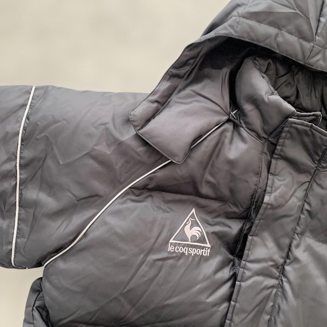 未使用級✨✨ルコック　 ロング ダウンコート ベンチコート ロゴ　大きいサイズ