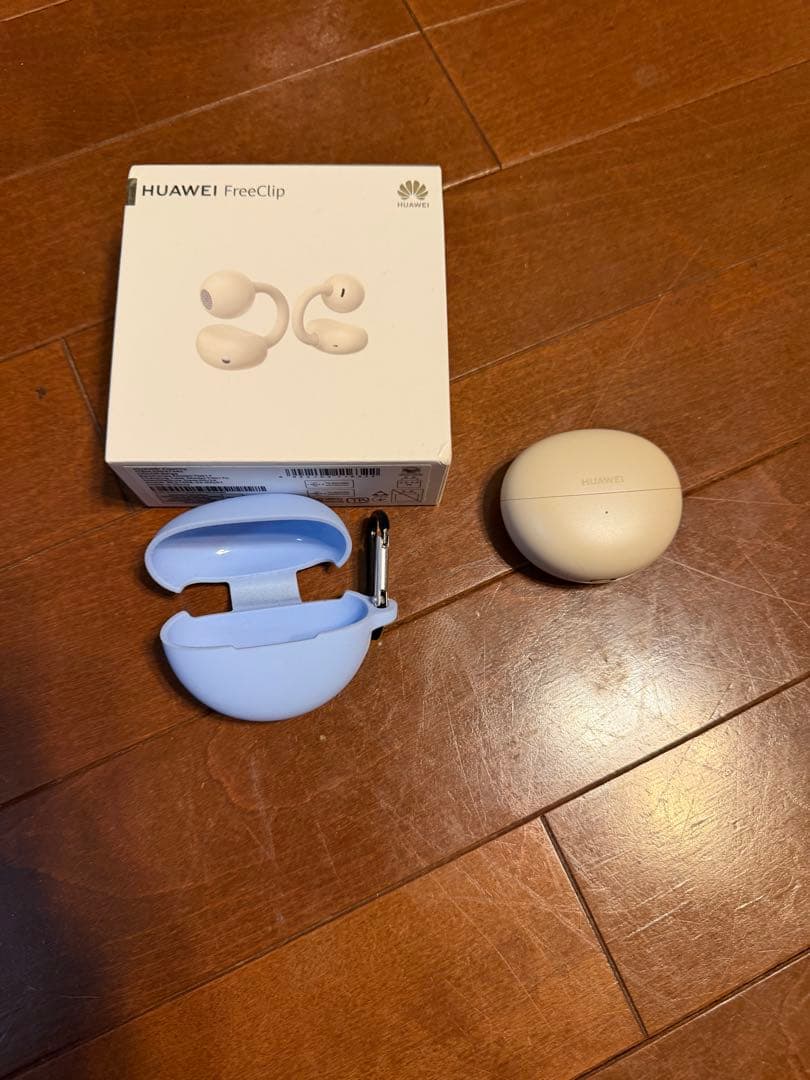 HUAWEI FreeClip ワイヤレスイヤホン（ベージュ）