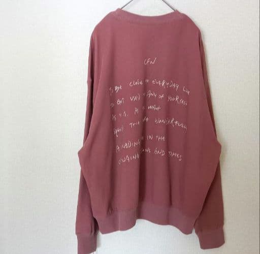 新品タグ付 カフネ パシオーネ トレーナー スウェット ピンク フリーサイズ