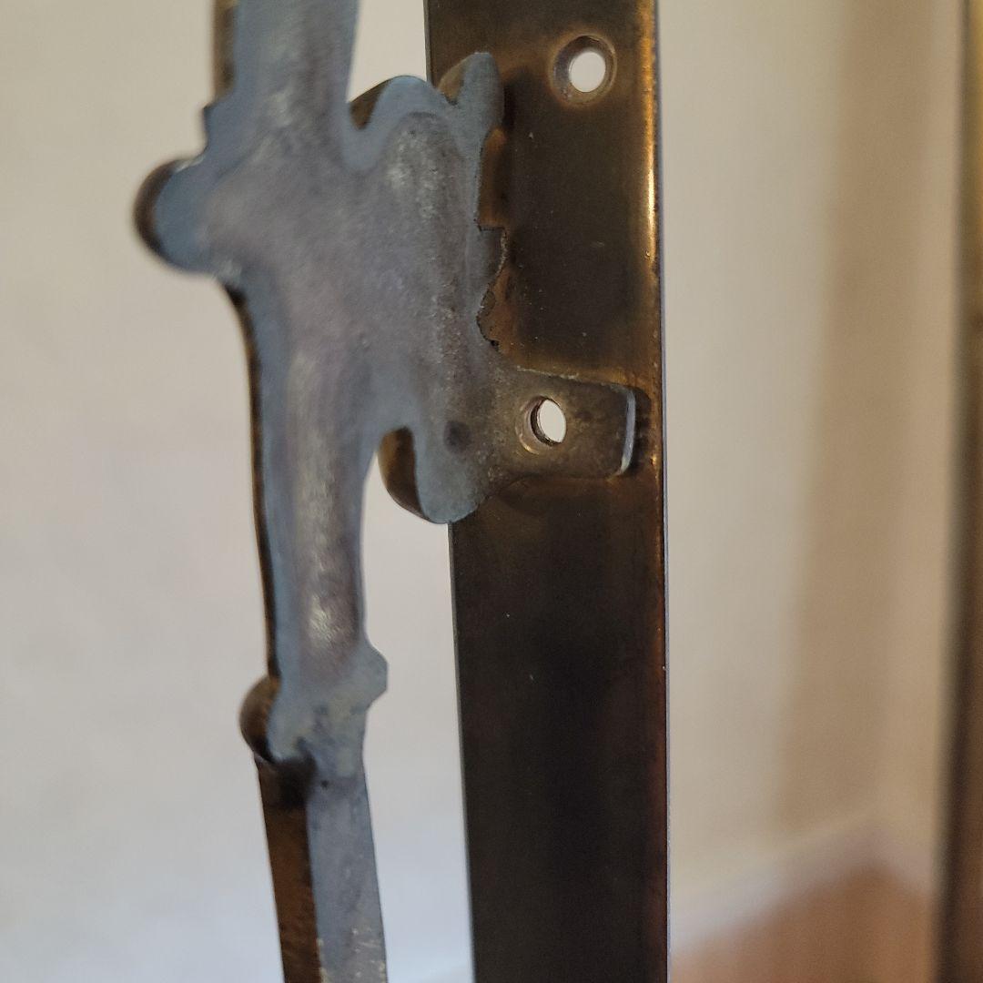 真鍮のアンティークフレーム　大型　イタリア製　フレームのみ　什器　ヴィンテージ