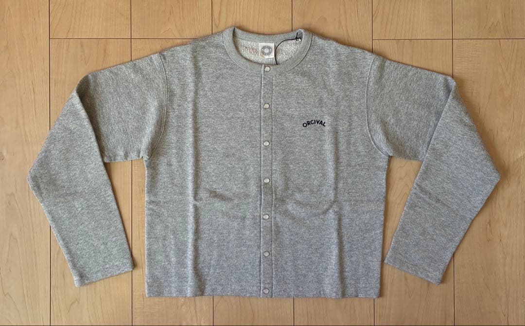 トップス ORCIVAL FRENCH TERRY CREWNECK CARDIGAN