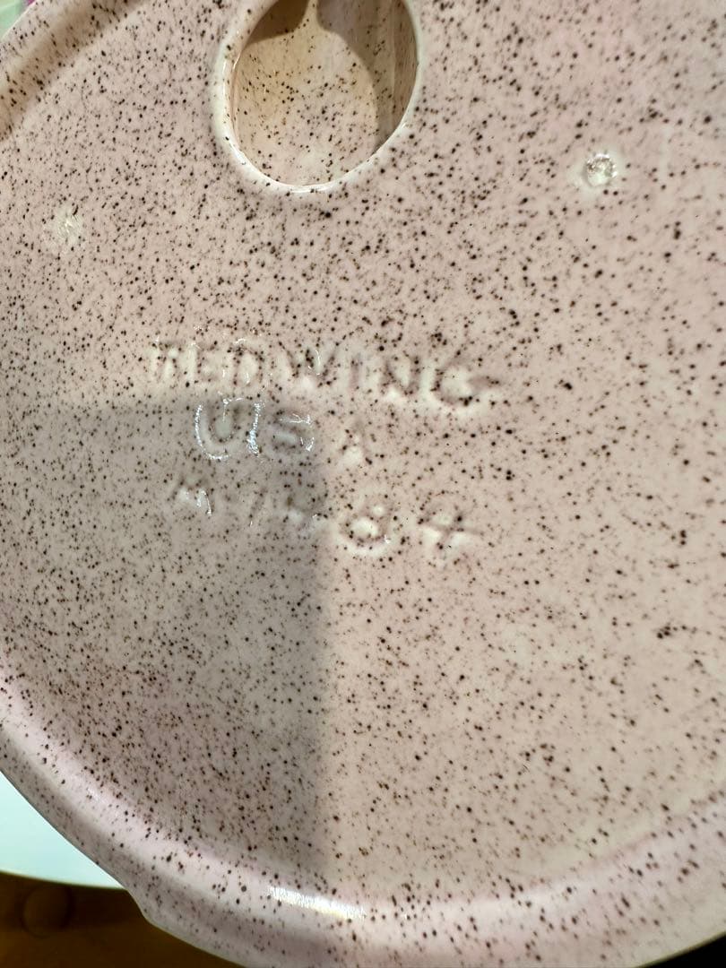 Red Wing USA ヴィンテージ バイオリン型 壁掛けプランター｜陶器