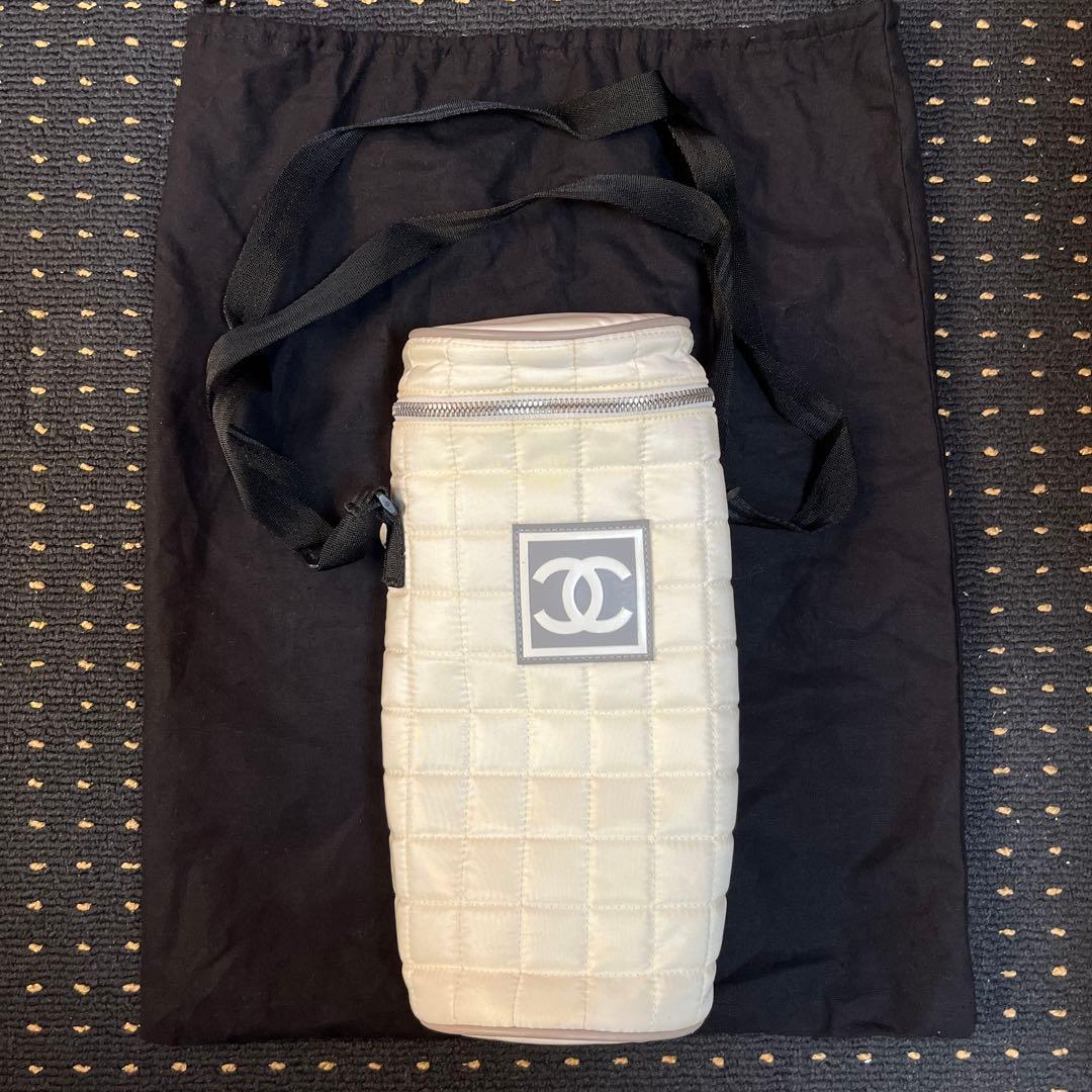 【希少】CHANEL シャネル スポーツライン ココマーク 筒型 水筒ケース