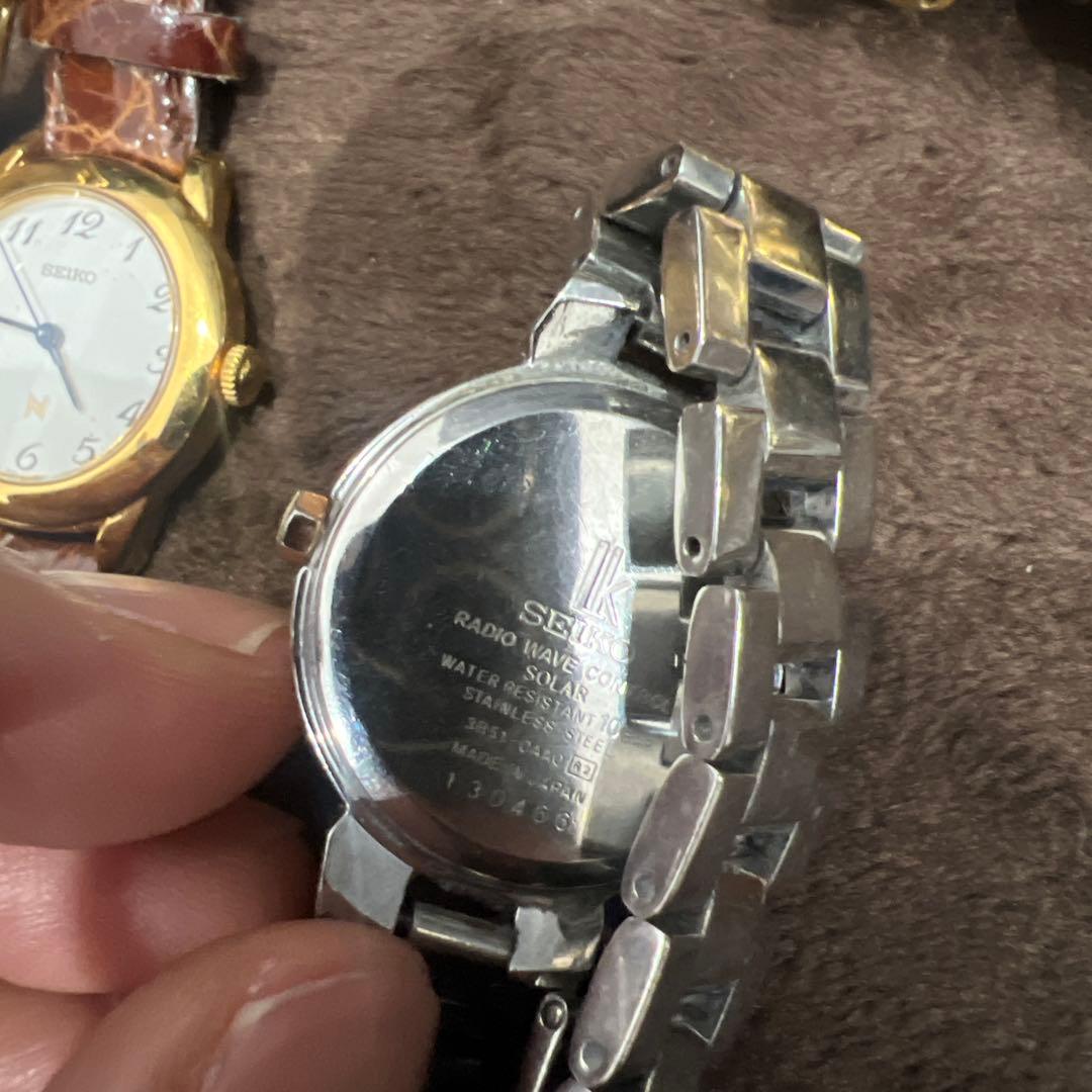 h*i様 セイコーアナログ時計セット レザー ステンレス