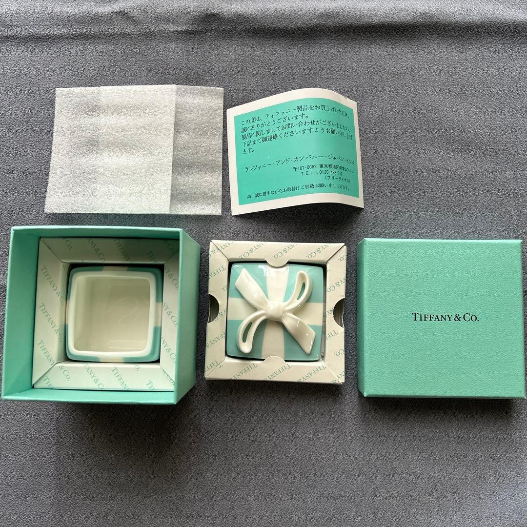 ティファニー✨美品✨ミニブルーボウボックス