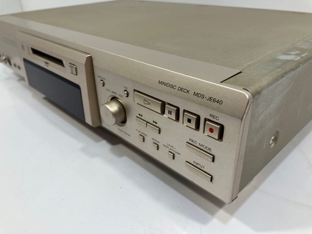 SONY MDS-JE640 MDデッキ