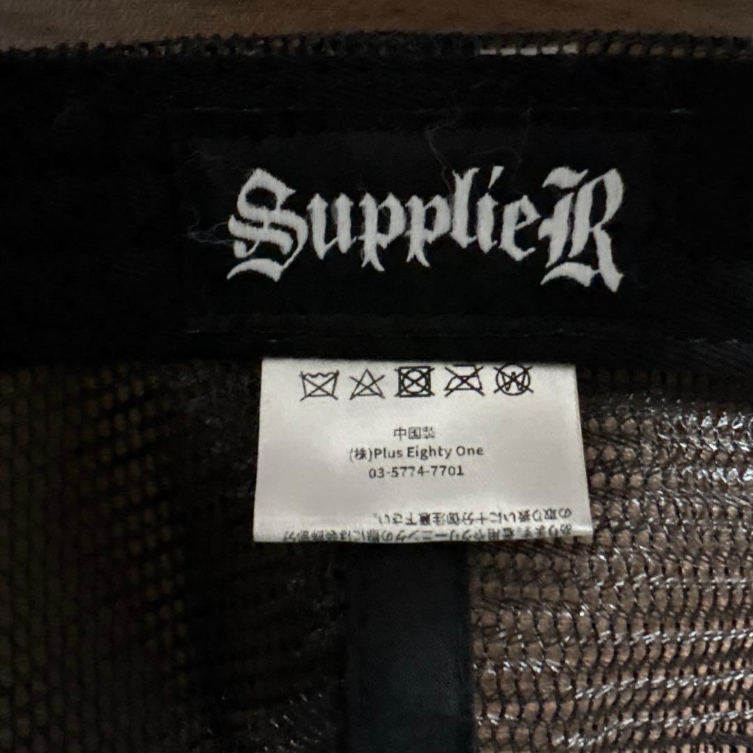 SUPPLIER /サプライヤー　メッシュキャップ　ブラック
