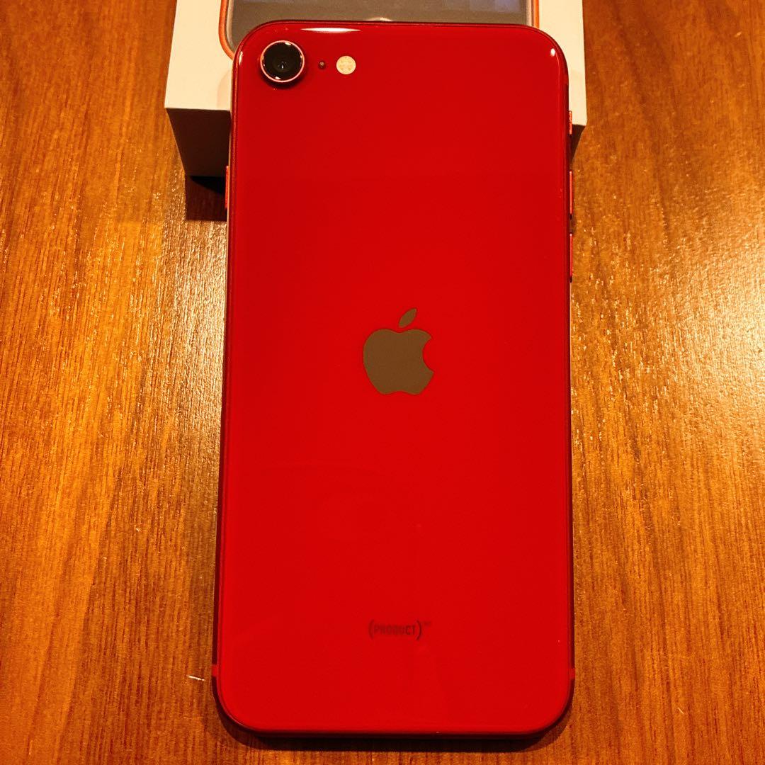 iPhoneSE 第3世代 レッド 128GB SIMフリー 箱&付属品あり
