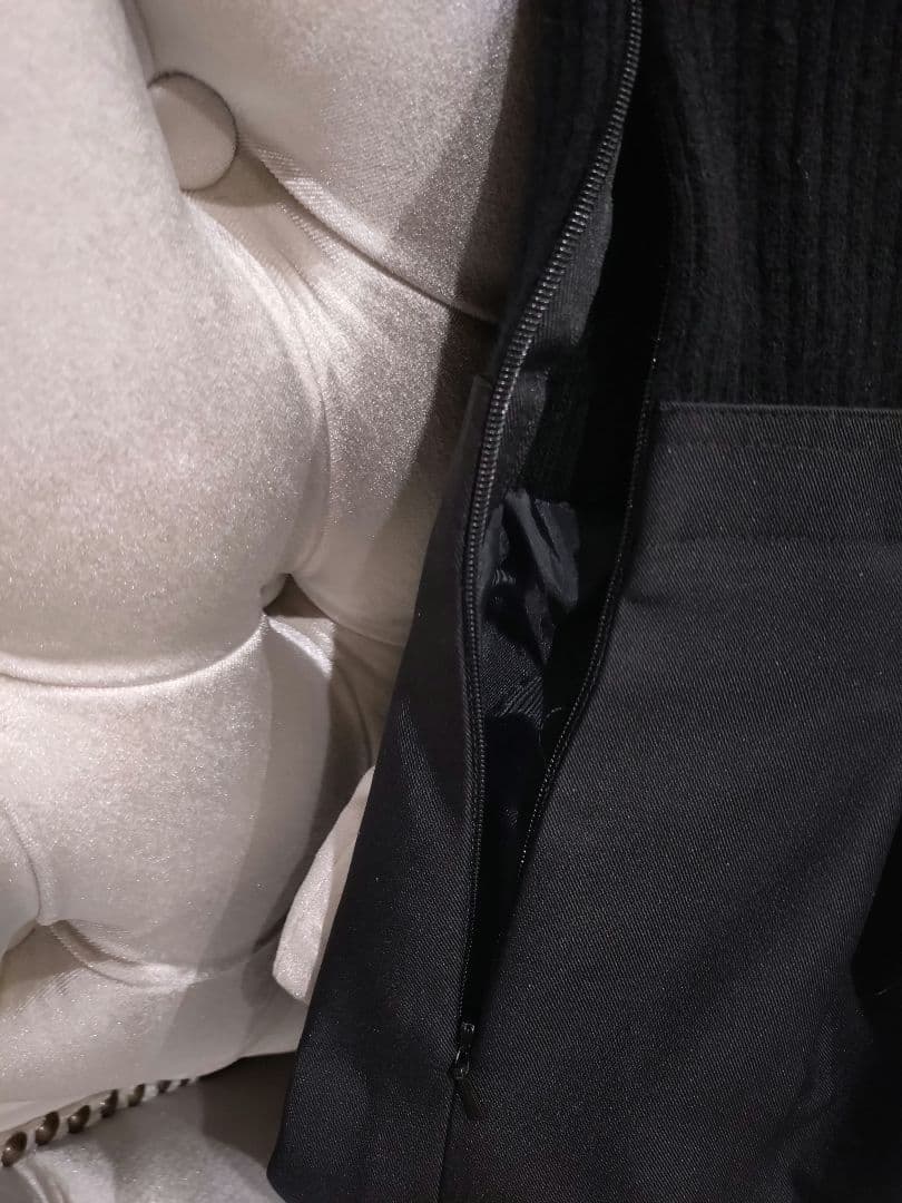 ブルーレーベル　クレストブリッジ　ドッキングワンピース　38　黒色