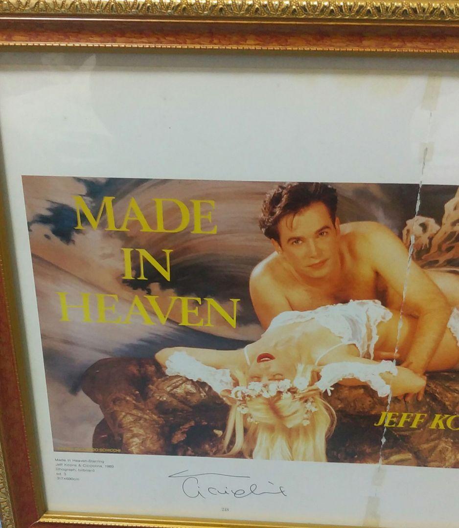 チチョリーナ　ジェフクーンズ　サイン　額無し　コレクター　コレクション