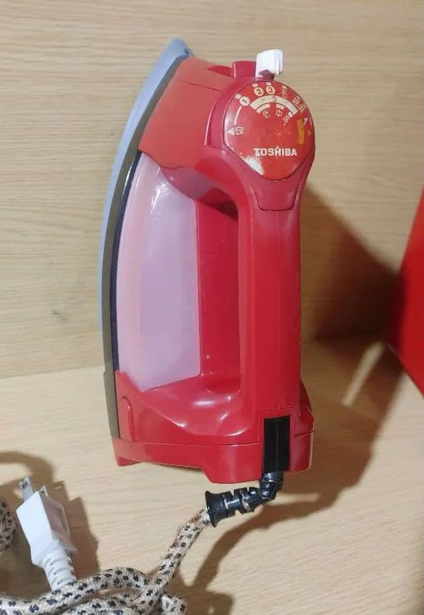 昭和レア物　ナショナル　NJ-10Cアイロンケース　東芝アイロンTA-610S