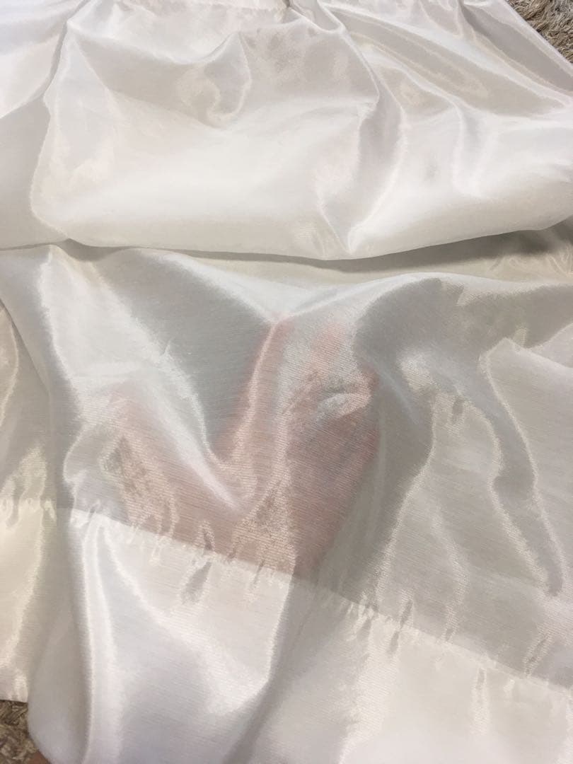 【中古】クロシェ　ピンクカーテン、シャイニーベール