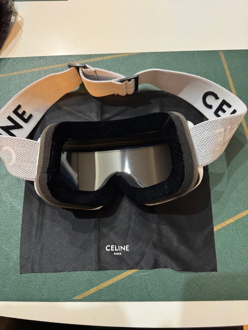 CELINE フレームレスゴーグル ホワイト