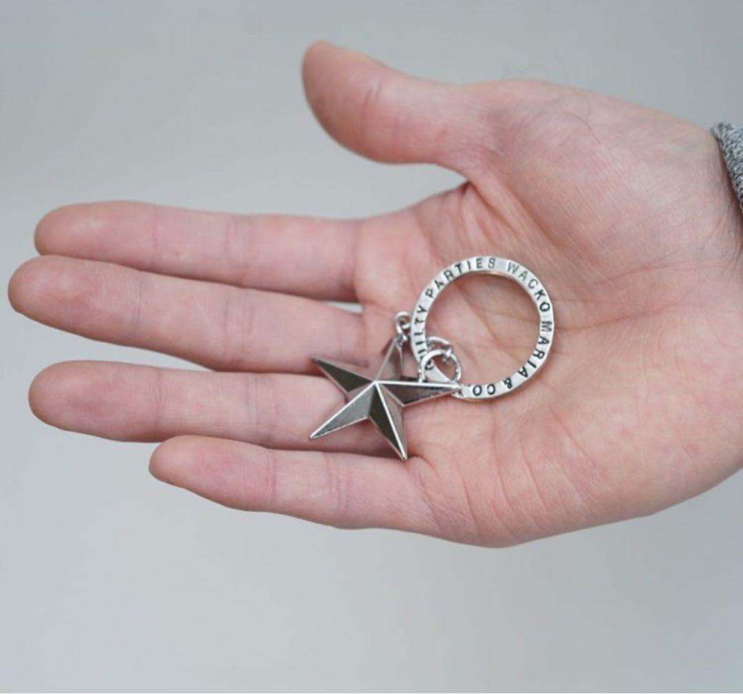 未開封WACKO MARIA 星型キーホルダー　キーリング