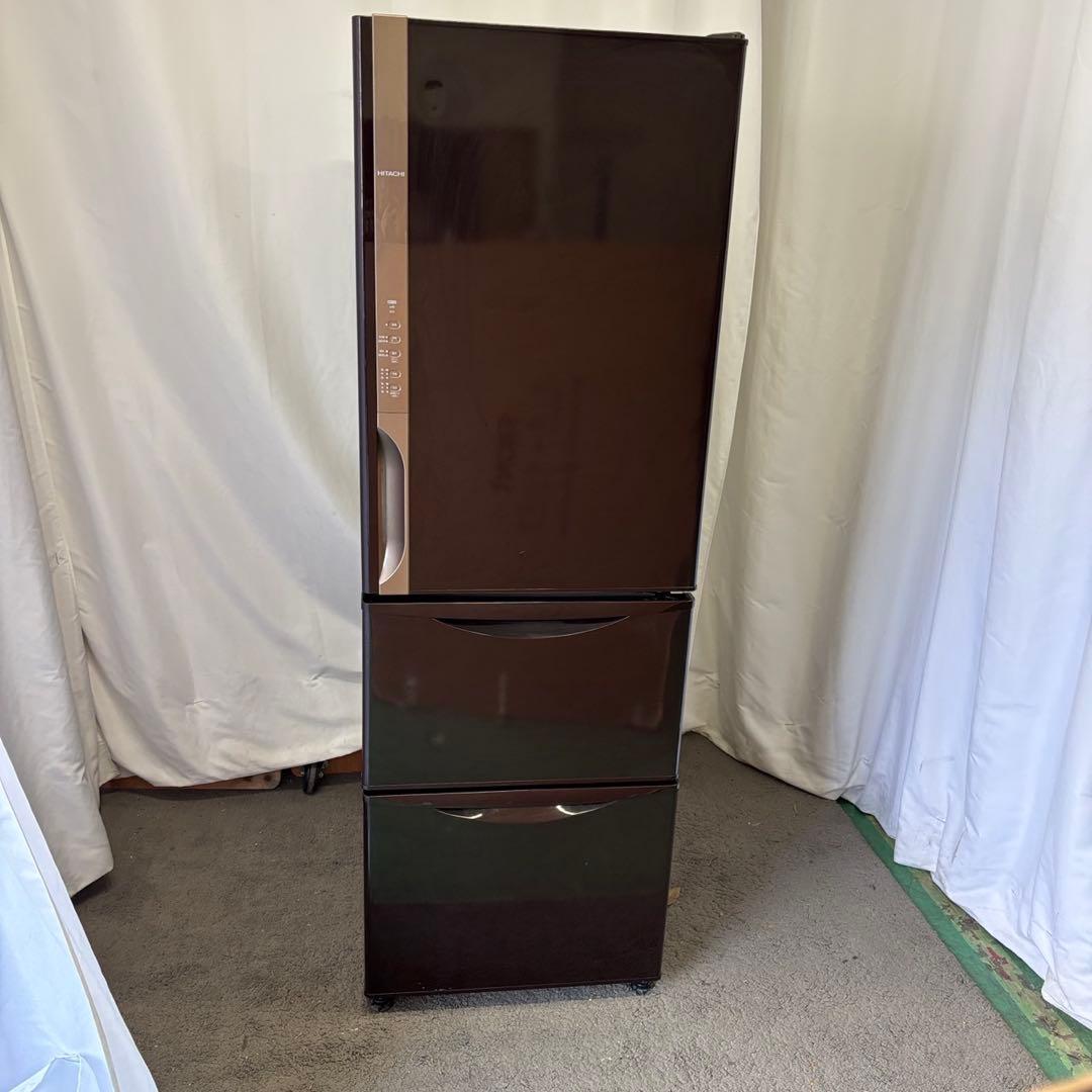 110　日立　冷蔵庫　300-400ℓ　右開き　自動製氷　スリム　設置無料　安い