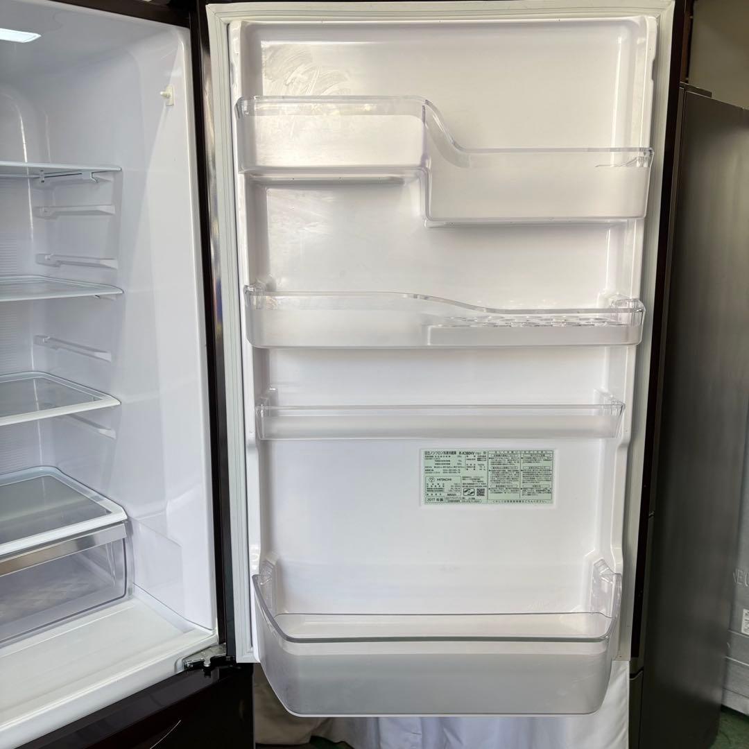 110　日立　冷蔵庫　300-400ℓ　右開き　自動製氷　スリム　設置無料　安い