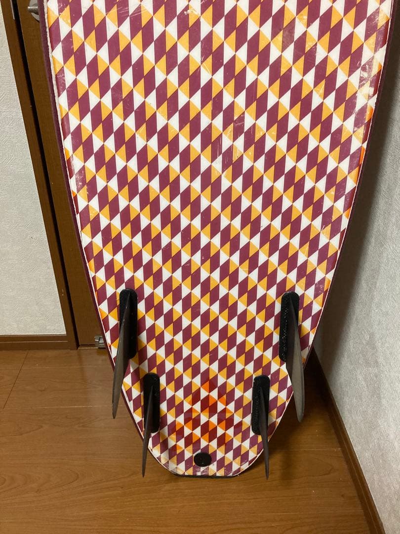 せいや　キャッチサーフ　AYRS サーフボード バーガンディ チェッカー