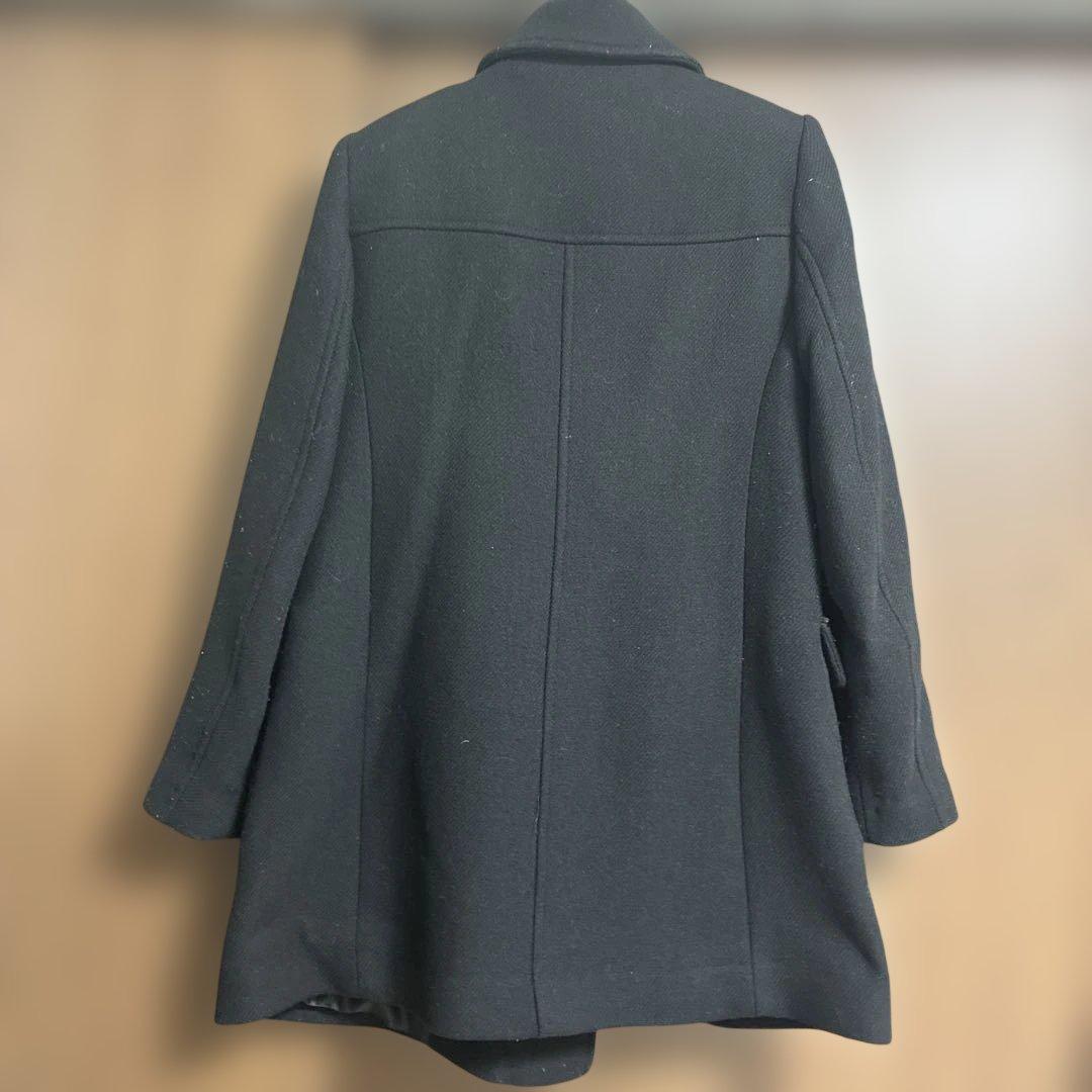 【ZARA】ブラック Pコート