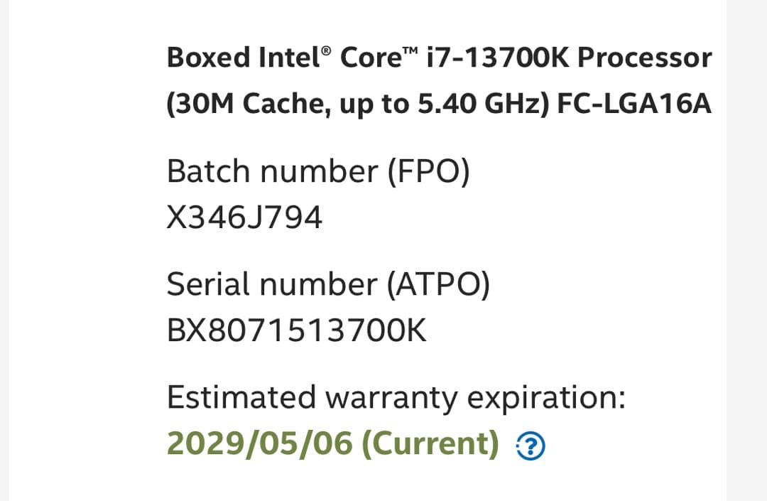 CPU Intel Core i7-13700K CPU LGA1700 BOX