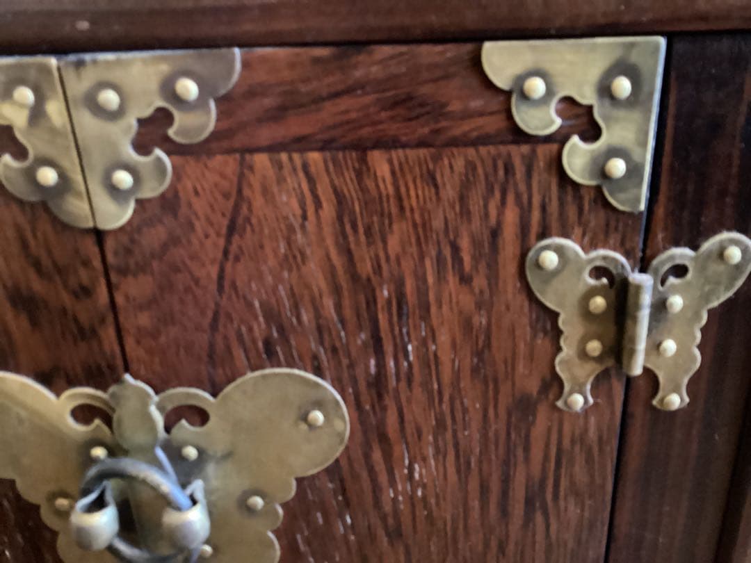 アンティーク木製家具　薬箪笥　李朝家具　インテリア　ビンテージ　アクセサリー入れ