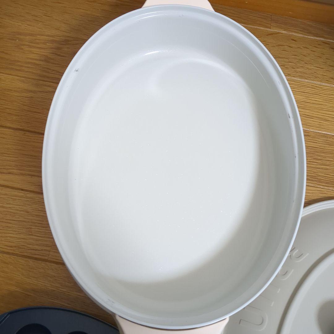 美品 BRUNO オーバルホットプレート グレージュ