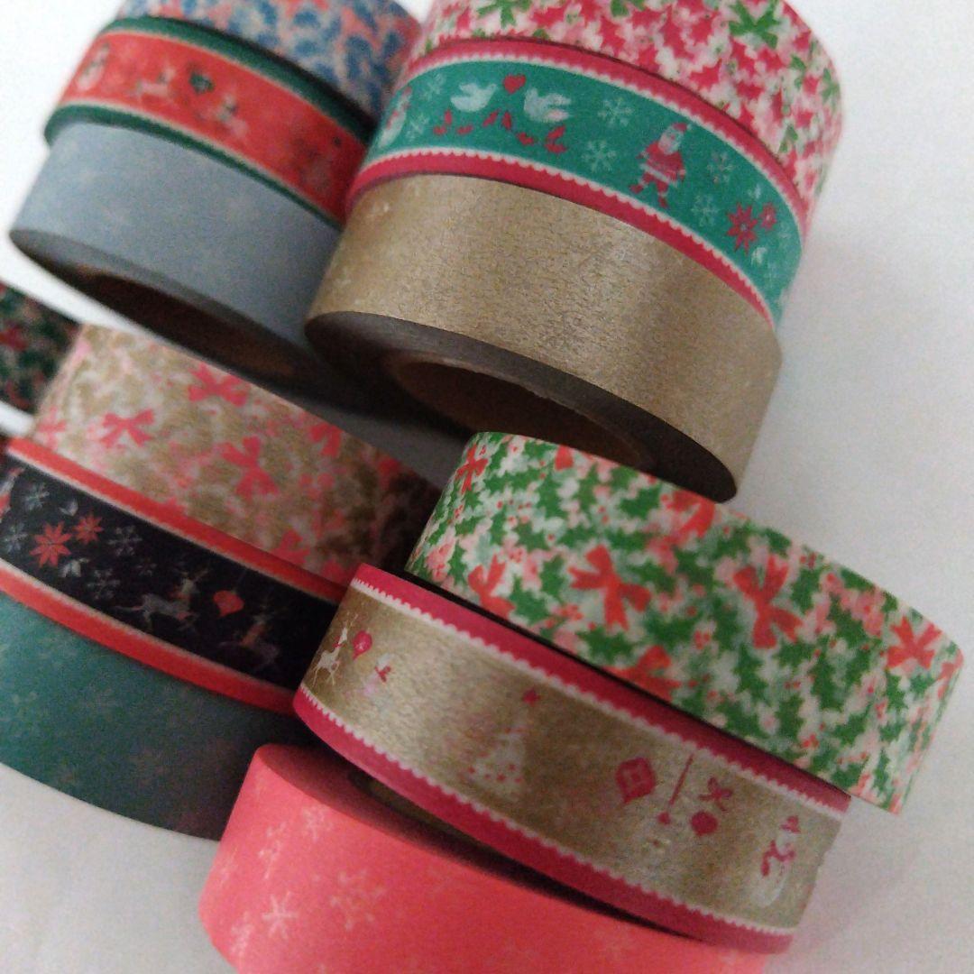 マークス クリスマスアソート マスキングテープ 中古 5種セット 15巻