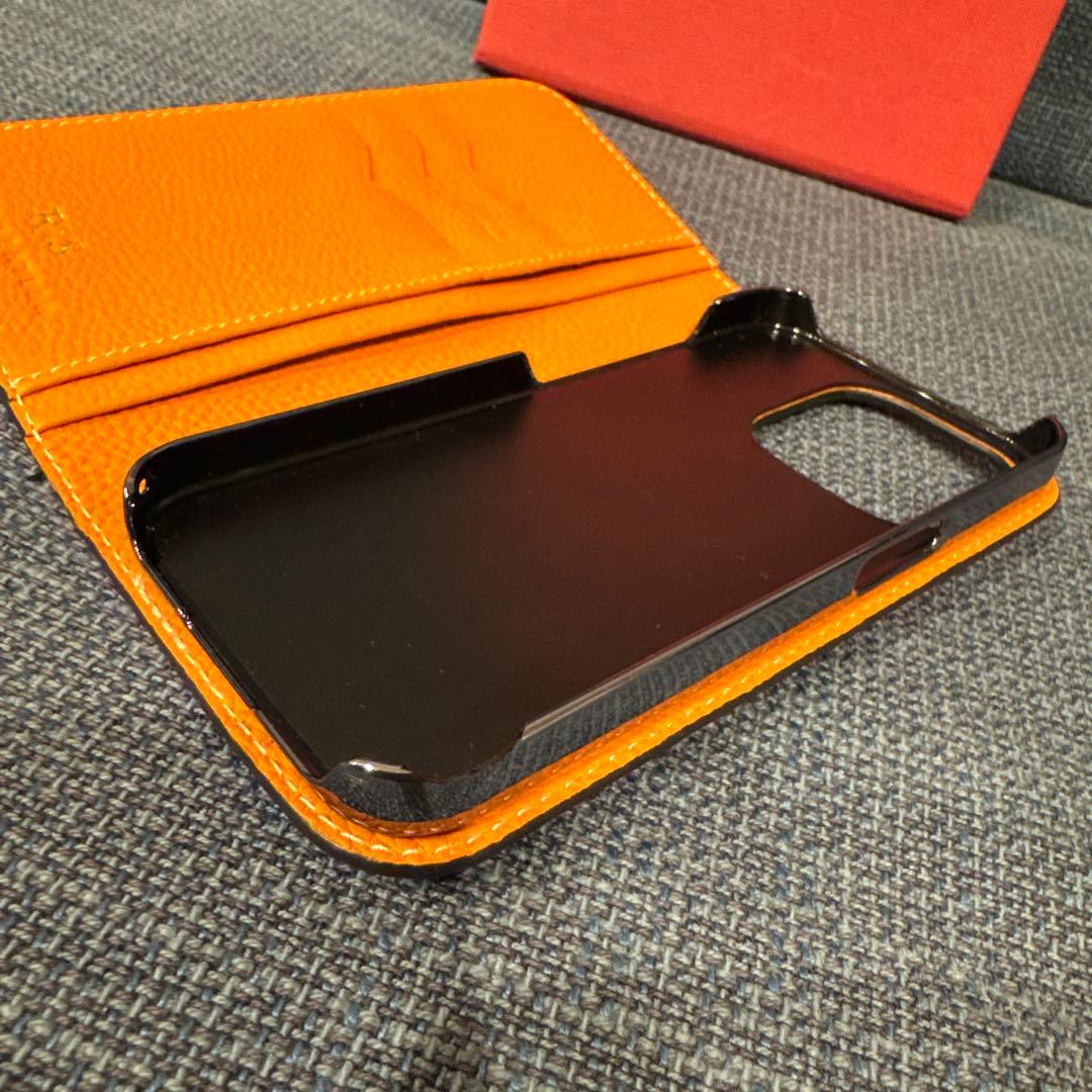 Iphone 15pro BONAVENTURAエトゥープオレンジ