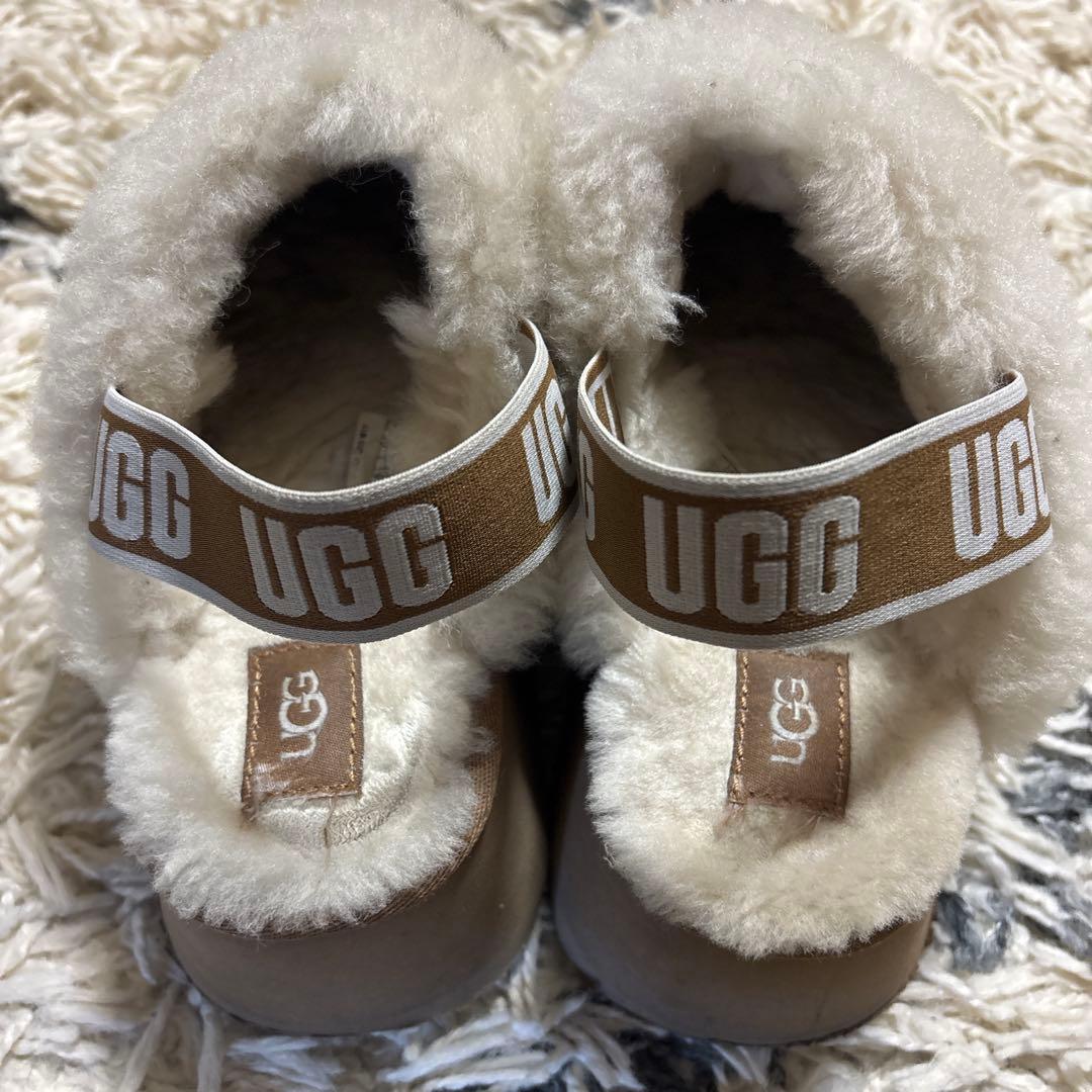 即購入可　UGG プラットフォームサンダル 厚底　ファンケット ブーツ