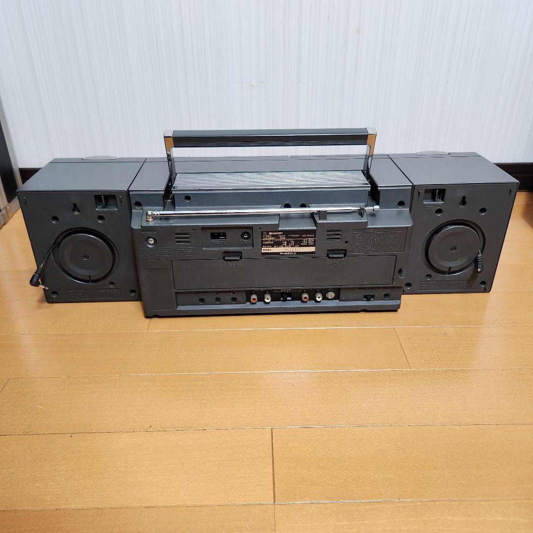 【動作品】SHARP QT-88G ダブルラジカセ