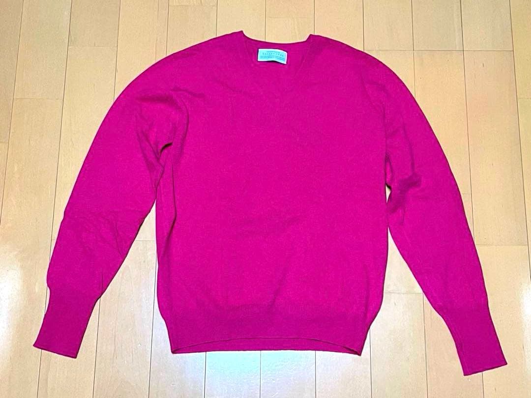 SJ本脇値下激安レアカラーBALLANTYNEバランタイン100%カシミヤ