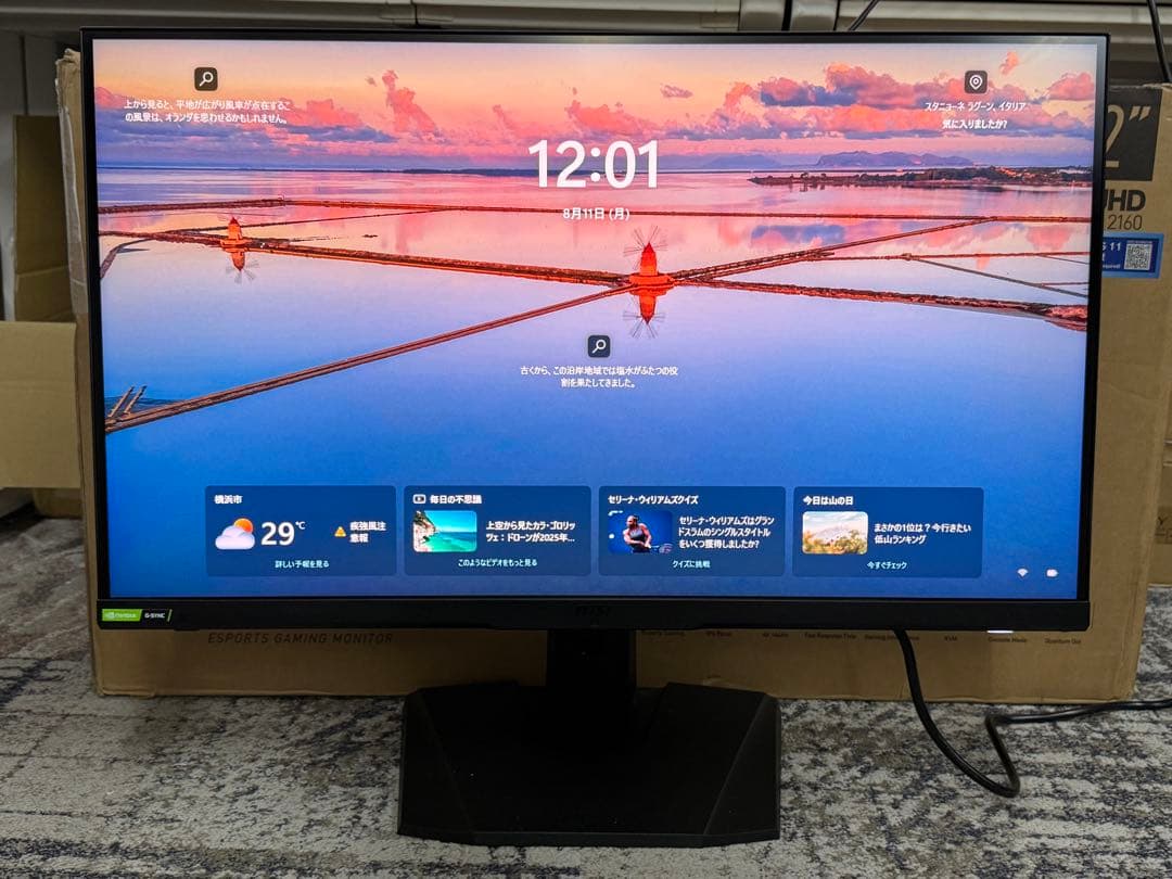 MSI OPTIX MPG321UR-QD 32インチ ゲーミングモニター