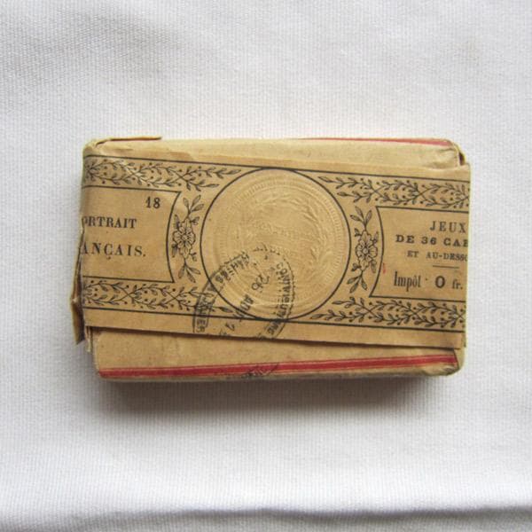 フランスアンティーク ピケカード 未開封 B.P.GRIMORD ゲームカード