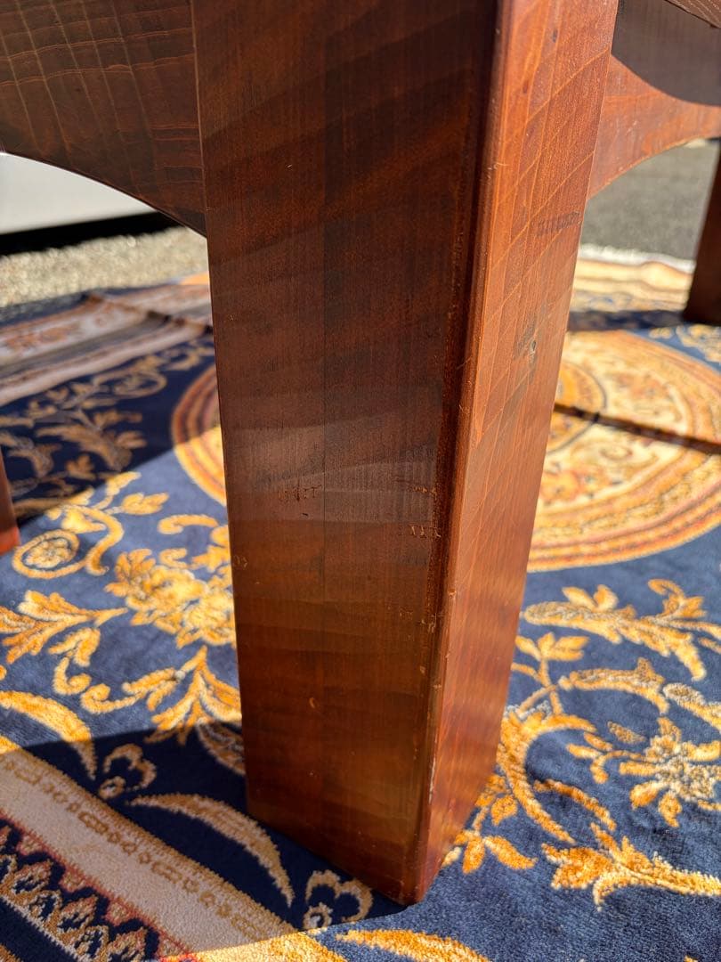 専用 矢澤金太郎 センターテーブル 座卓 指物家具 無垢材 角足ティーテーブル