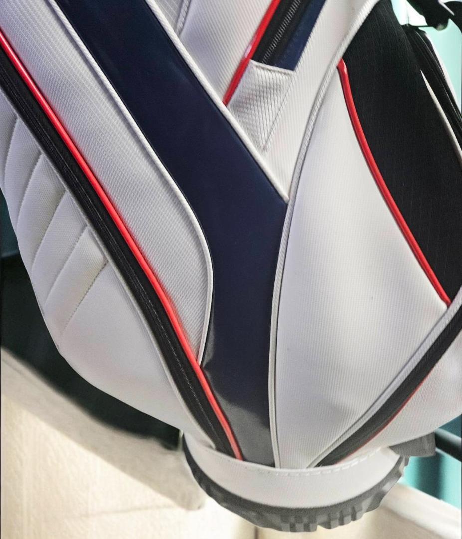 送料無料/超美品　adidas ゴルフバッグ トリコロール