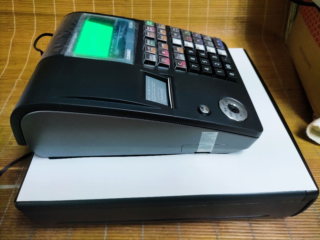 新品カシオレジスター　TE-340　フル設定無料　送料無料人気機種　982999