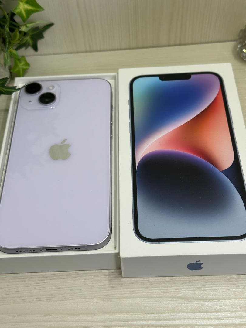 ✅✨ほぼ未使用・100％✨iPhone 14 Plus 128GB❣️パープル