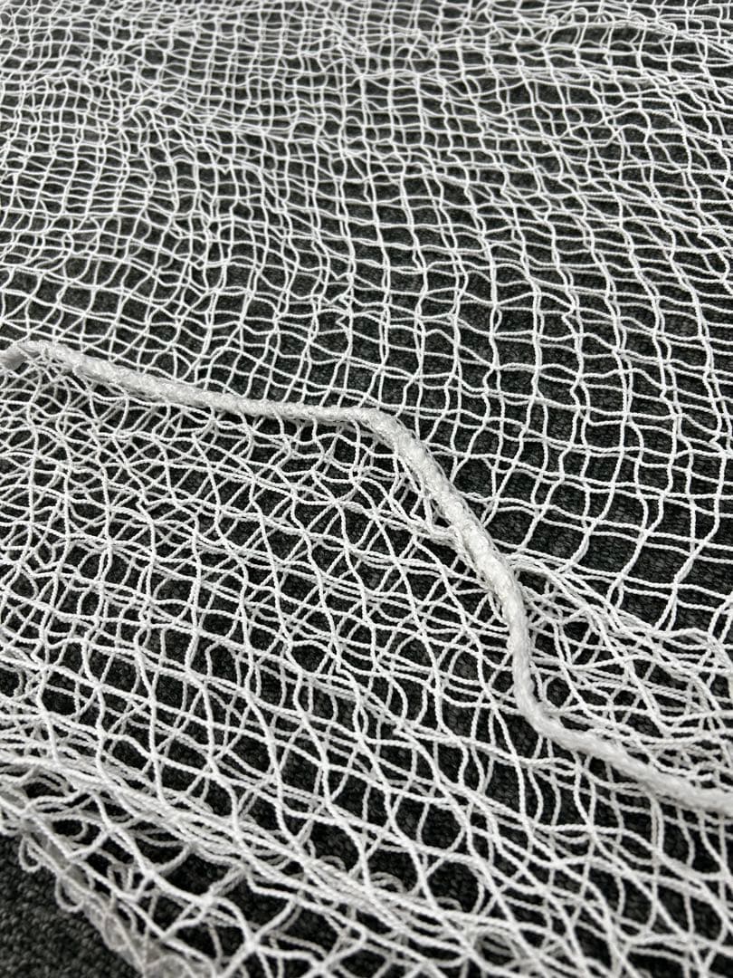 【美品】 防犯ネット 盗難防止ネット 防炎 3.60×1.80m ホワイト