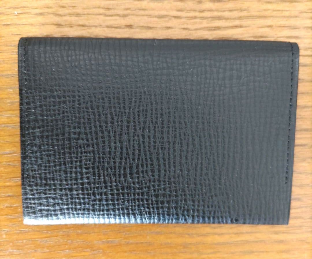 【新品未使用】BURBERRY ブラック レザー 名刺入れ・カード入れ
