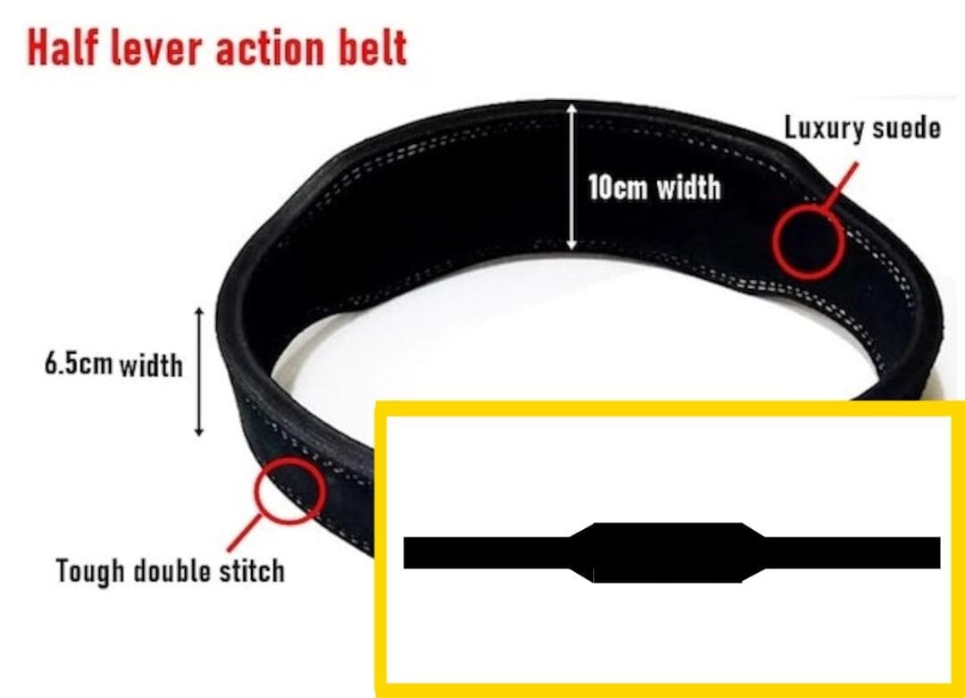 (M)本牛革OEMレバーアクションベルト10mm(アルミマグネシウムバックル)