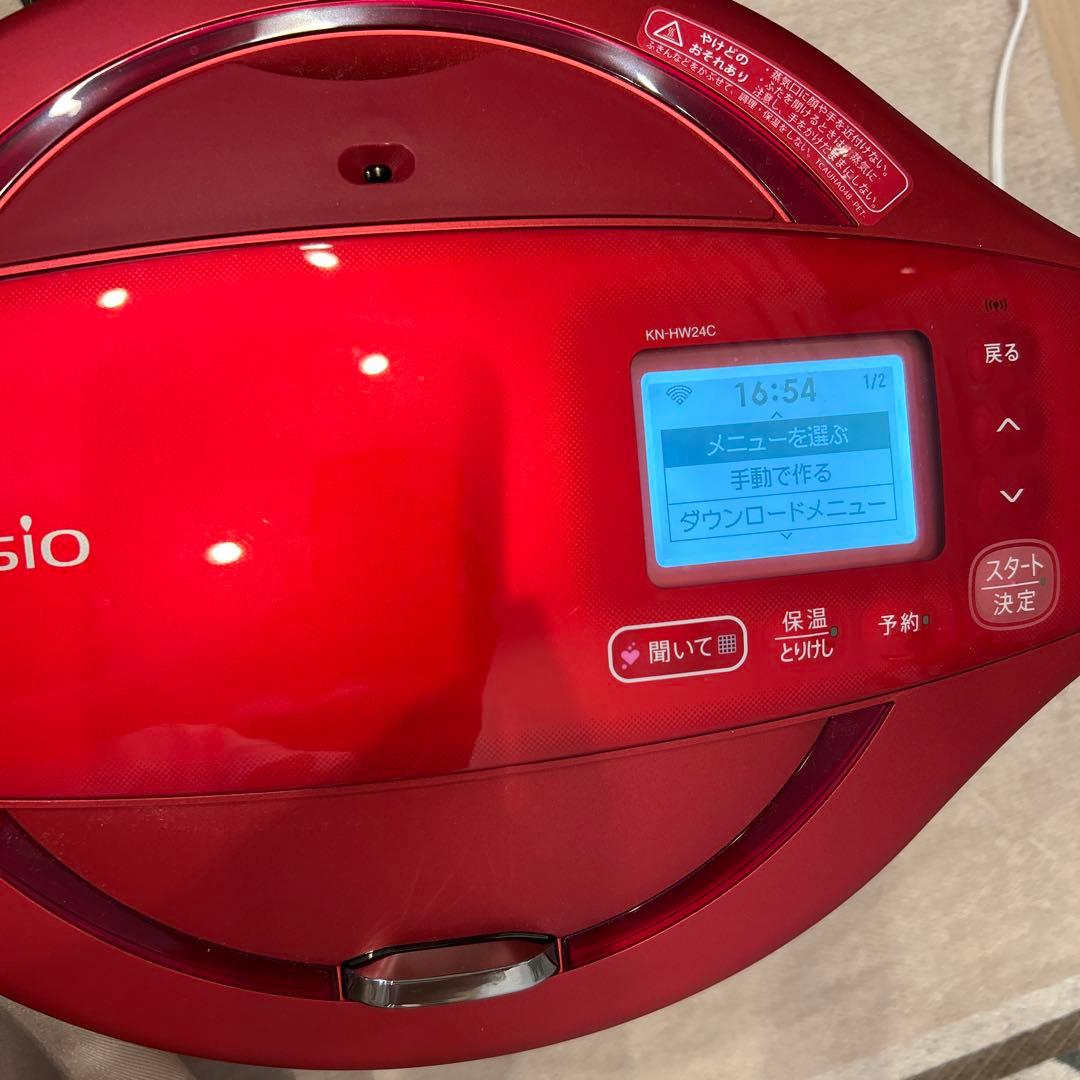 ヘルシオ　ホットクック　KN-HW24C-R