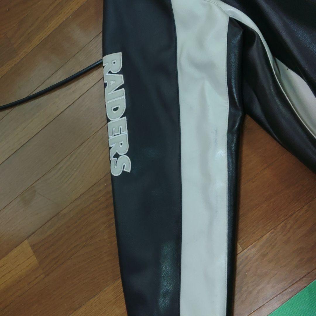 NFL RAIDERS レザー　ジャケット Mサイズ