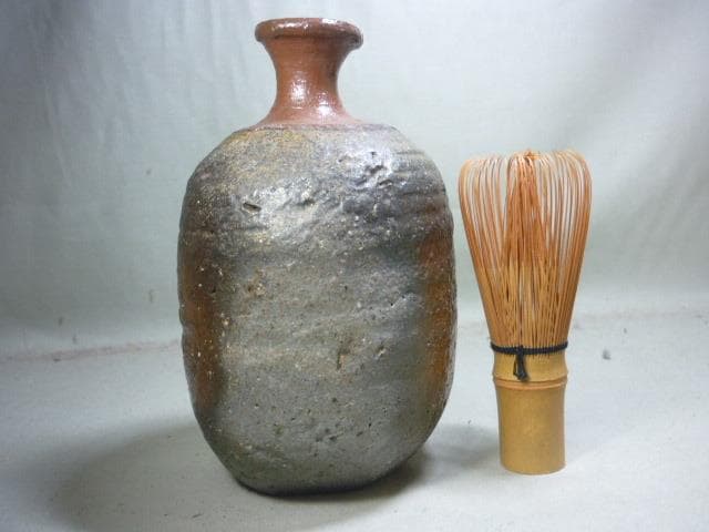 安倍安人　備前徳利　芋徳利 ：古備前写し　ぐい呑　徳利 伊部　茶碗