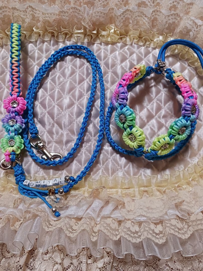 パラコードハーネス、リードセット