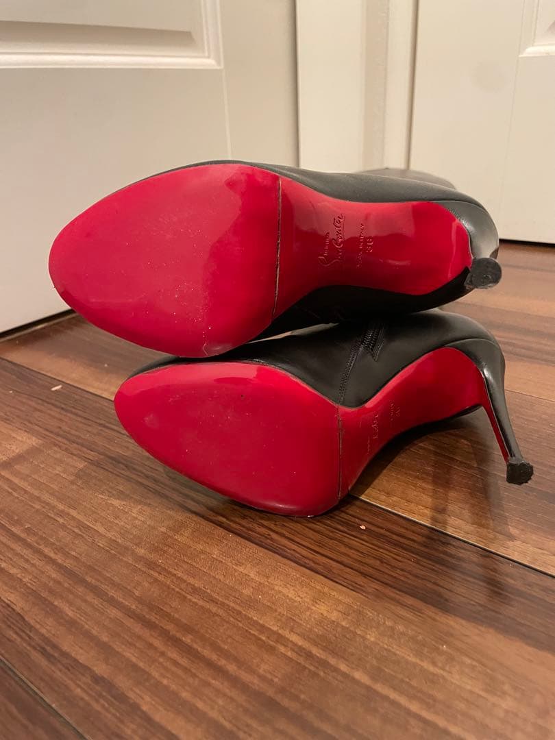 【定価26万円！】美品　クリスチャン　ルブタン　ロングブーツ　美脚