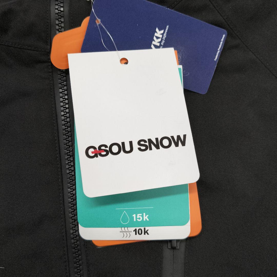 GSOU  レディース 黒 多機能 防水 断熱 スノージャケット