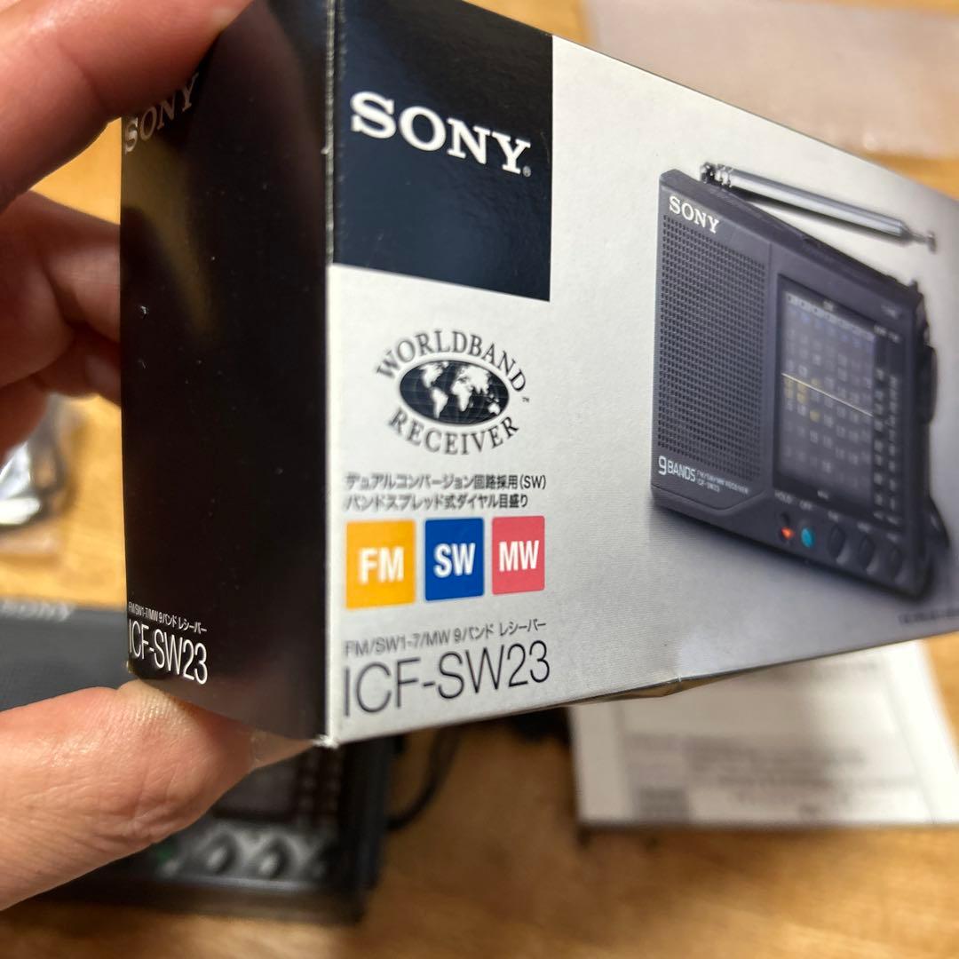 日本製ソニーワールドバンドレシーバー　ICF-SW23 BCL 短波ラジオ