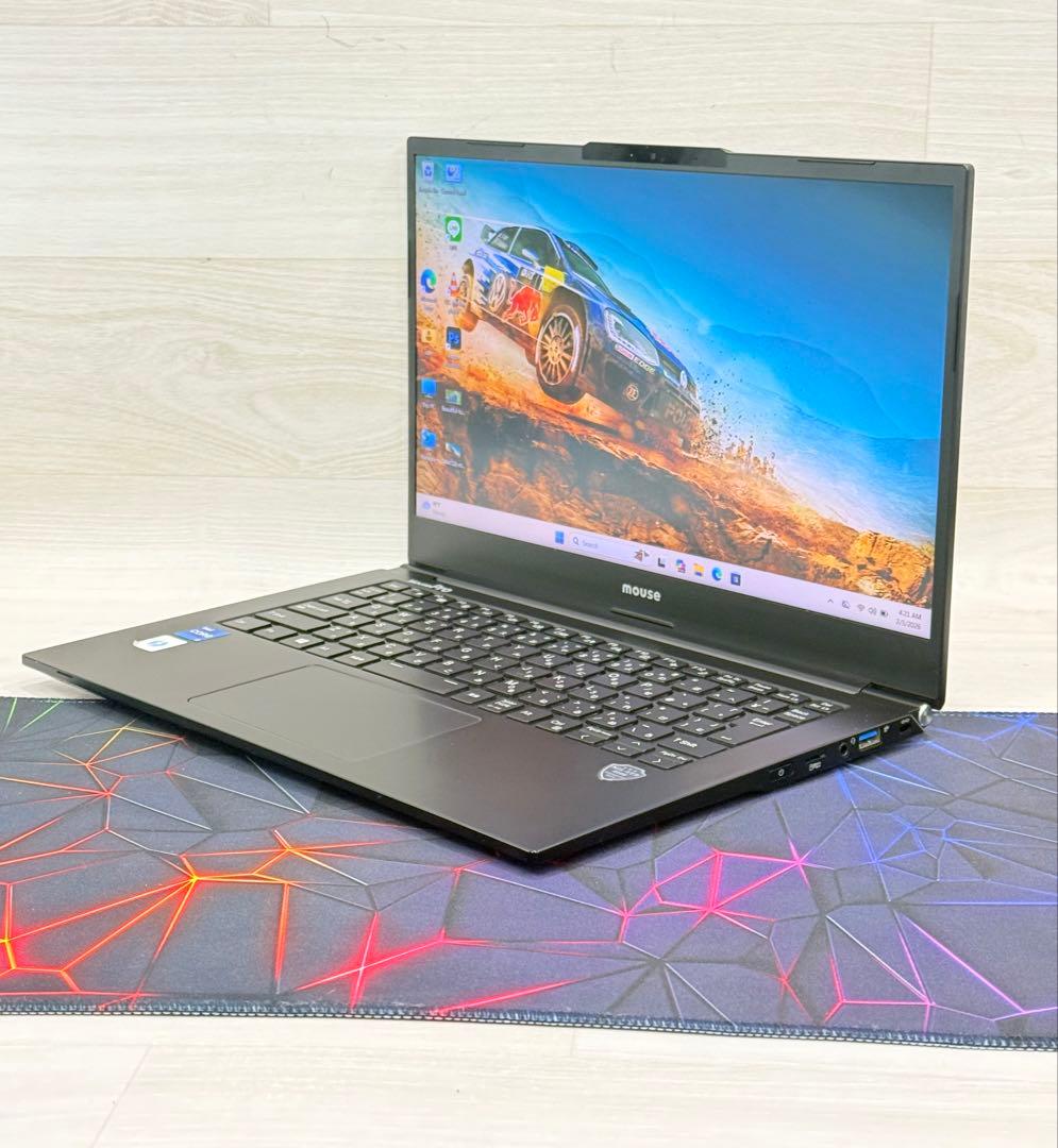 11世代Corei7/mousePro ノートPC/16GB/512GBフルHD