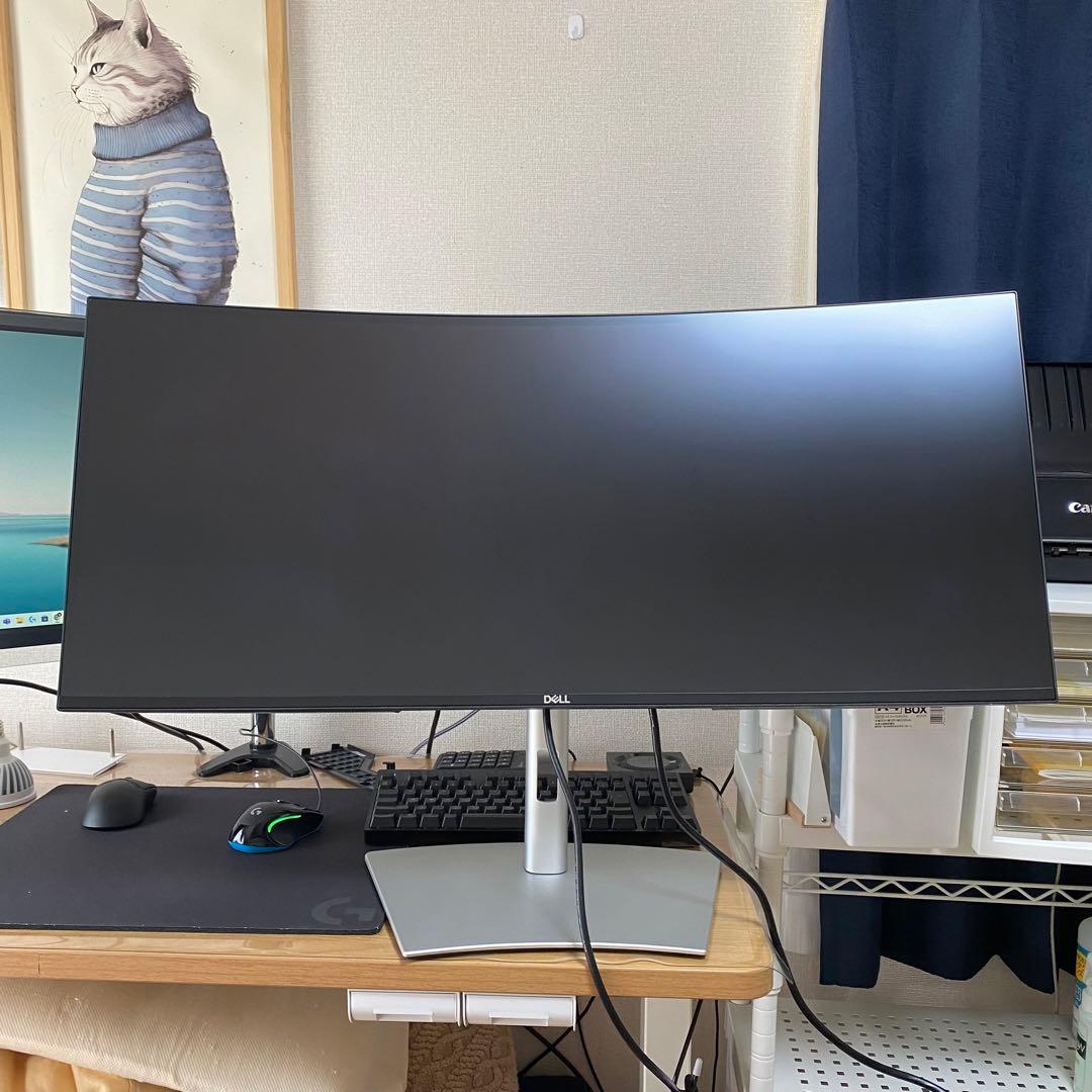 Dell U3421WE 曲面ウルトラワイドモニター 美品