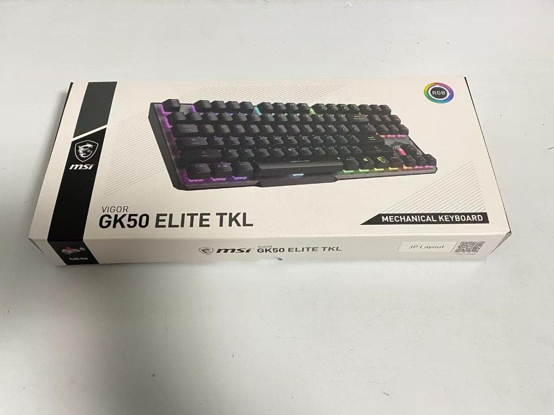 新品 MSI GK50 赤軸リニアメカニカル キーボード 日本語配列