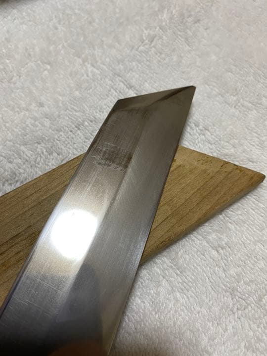 【英 5寸 鏡面 ムキモノ包丁 白本焼き】本焼きムキモノ包丁